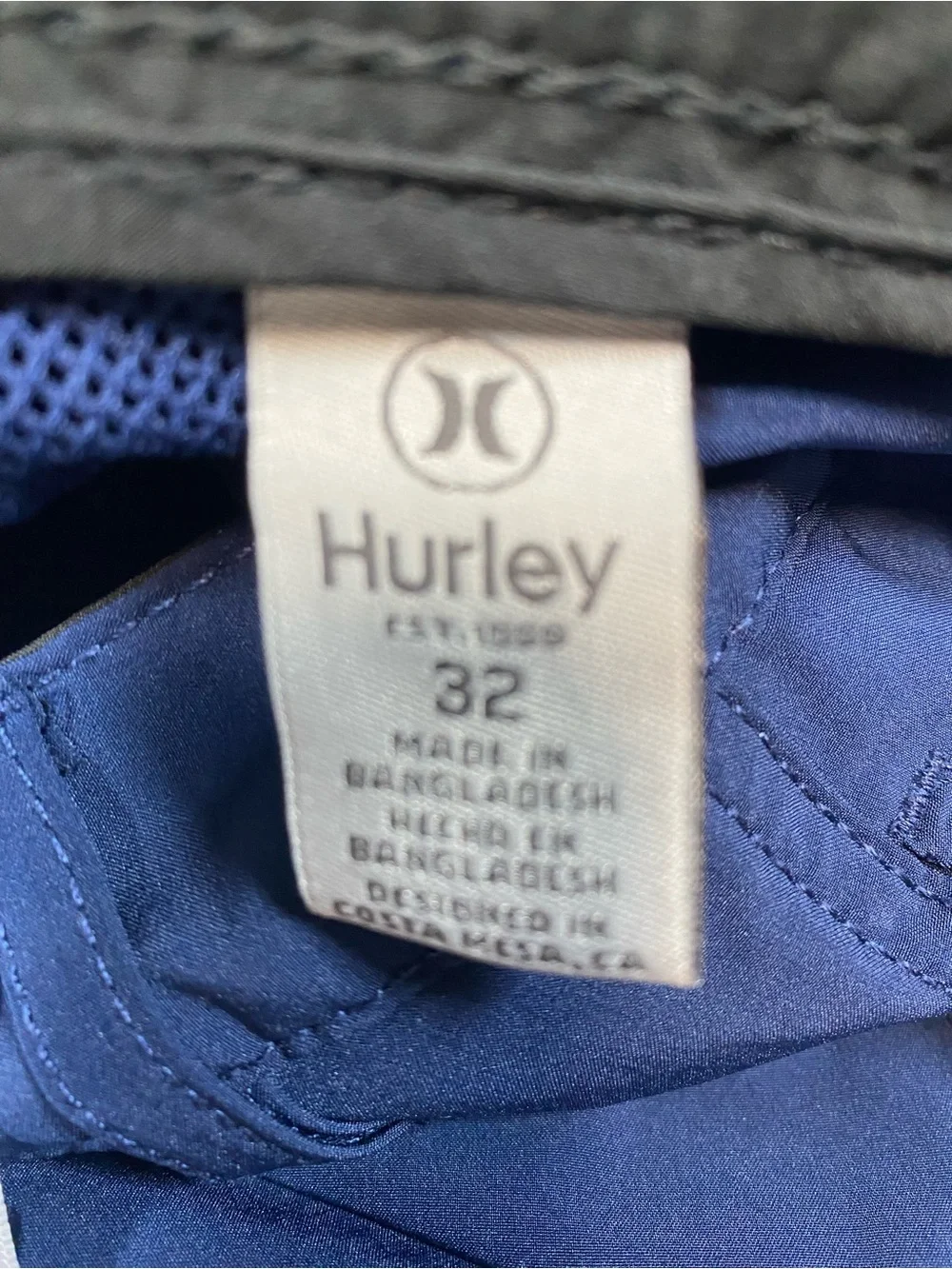 Hurley Men's Navy Blue Hybrid Shorts